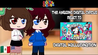  The Amazing Digital Circus human Version React To Digital Hallucination  Gachasa Studios
