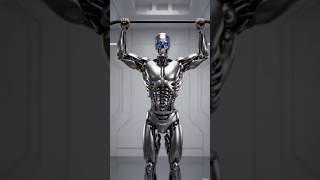 Robot Pull-Up Workout 🔥 Muscles Activated in Real Time #shorts