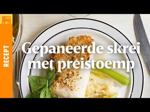 Gepaneerde skrei met