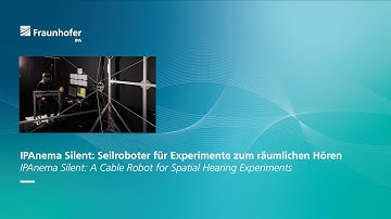 IPAnema Silent: Seilroboter für Experimente zum räumlichen Hören