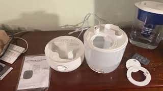 Honeywell ultra comfort humidifier total unboxing disaster. Used and inoperable.
