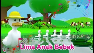 Lima Anak Bebek Pergi Berenang five Little Ducks   Nursery Rhyme  Lagu Anak Channel
