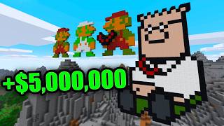 Jawsh gets paid to play Minecraft