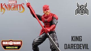 Marvel Legends KING DAREDEVIL of The Fist Marvel Knights Wave Mindless One BAF Comic Figure Review