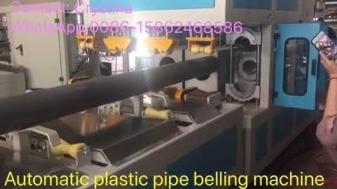 Water cooling Plastic pipe socketing machine,pipe Belling machine,PVC pipe machine,pipe expander
