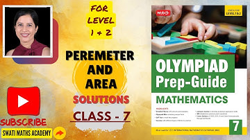 Class 7 Maths - Perimeter and Area I 50 questions | MTG Olympiad Prep-Guide Solutions
