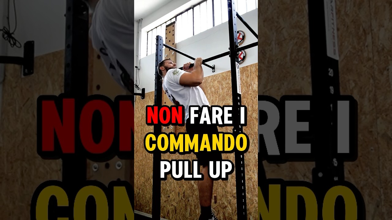 3️⃣ MOTIVI PER NON FARE I COMMANDO PULLUP❌🚨 