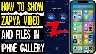 How to show Zapya video in i phone  in photo’ gallery screenshot 3