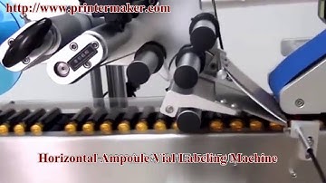 Horizontal Ampoule Vial Labeling Machine