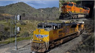 BNSF And Union Pacific On Tehachapi 4/4/25