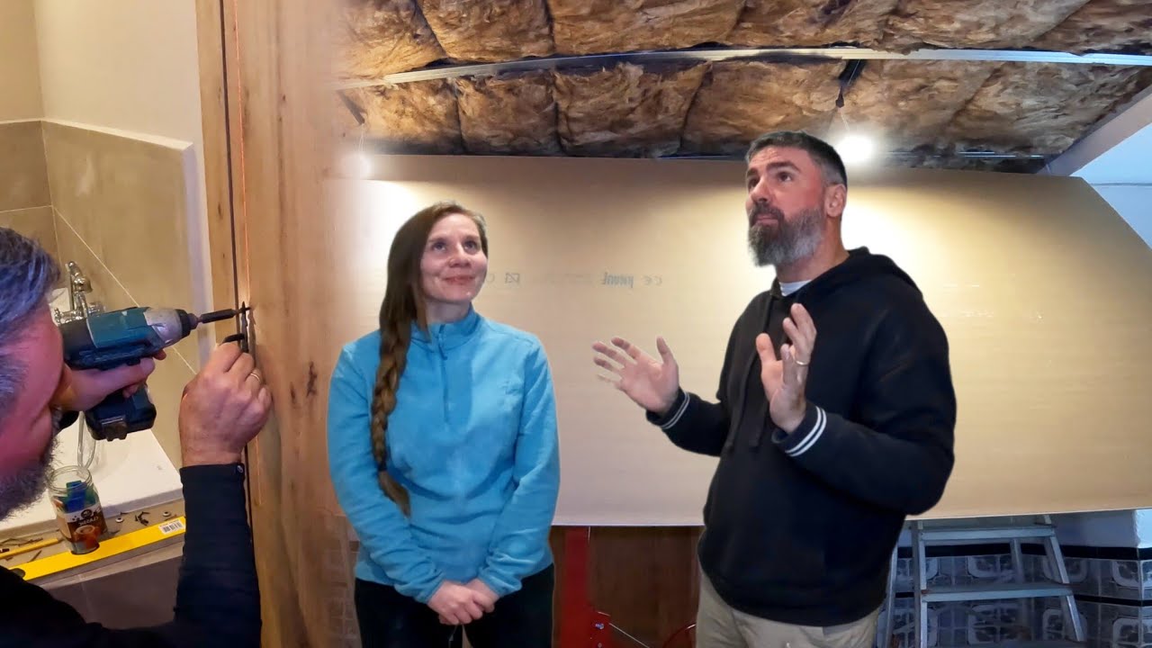 After the Storm: Renovating Our 95-Year-Old Home | Drywall, Built-In Storage & Solar Fix DIY