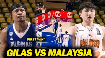 GILAS VS MALAYSIA | First Win ng Gilas sa SEA Games! Naghalimaw si Ray Parks! Tambak Kalaban!