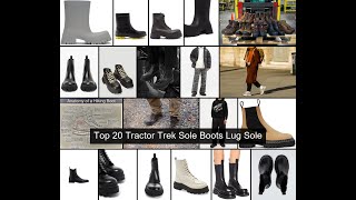 Tractor Trek Sole Boots Lug Sole 1