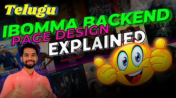 Ibomma clone backend explanation Telugu #project #telugu
