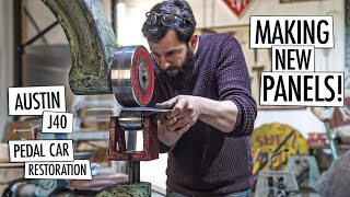 Making New Panels! | Austin J40 Pedal Car Restoration | Ep.2
After last weeks sandblasting disaster, Im making some new metalwork to replace the damaged pieces. Let me introduce you to some new tools!
With some help from my friends at Austin Pedal Cars, this will be a fun one! https://www.austinpedalcars.com/
Thanks for watching! If youre enjoying my videos, please subscribe for free! Youll receive notifications when I upload a new video - every Sunday at 5pm (GMT)!
LINKS:
www.dominicchinea.com
Doms Instagram: https://www.instagram.com/dominicchinea
Honest Jons Instagram: https://www.instagram.com/honestjon_/
Ranalah Ltds Instagram: https://www.instagram.com/ranalahltd
Edited by Dan Cross: https://www.instagram.com/djcfilms Making New Panels! | Austin J40 Pedal Car Restoration | Ep.2