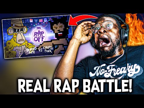 REAL BATTLE RAP Bored Ape Vs CryptoPunk Rap Battle Rap Off REACTION 