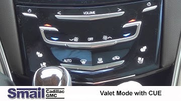 Using Valet Mode with Cadillac Cue