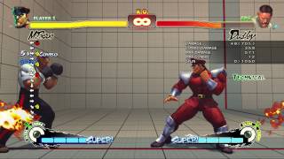 USF4 - M.Bison St.MP combos and CH Combos