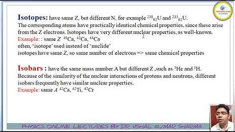 M.Sc III SEMESTER|| NUCLEAR PHYSICS LECTURE 05|| BASIC CONCEPTS IN NUCLEAR PHYSICS PART 3