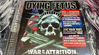 Dying Fetus - War Of Attrition CD Unboxing