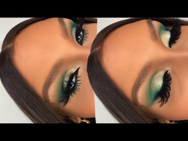 Sparkly Emerald Green Obsessions | Makeup Tutorial for Spring & Summer -  YouTube