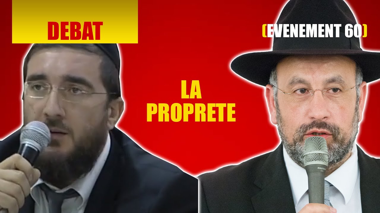 RAV TOUITOU ET RAV BIJAOUI - LA PROPRETE - 4EME PALIER DU MOUSSAR - DEBAT 60
