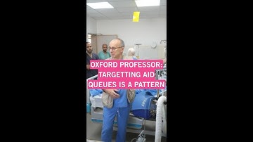Oxford professor: Targetting aid queues is a pattern