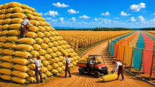 How Billions of Corn Husks Become Soft Cloth | Full Factory Process screenshot 3