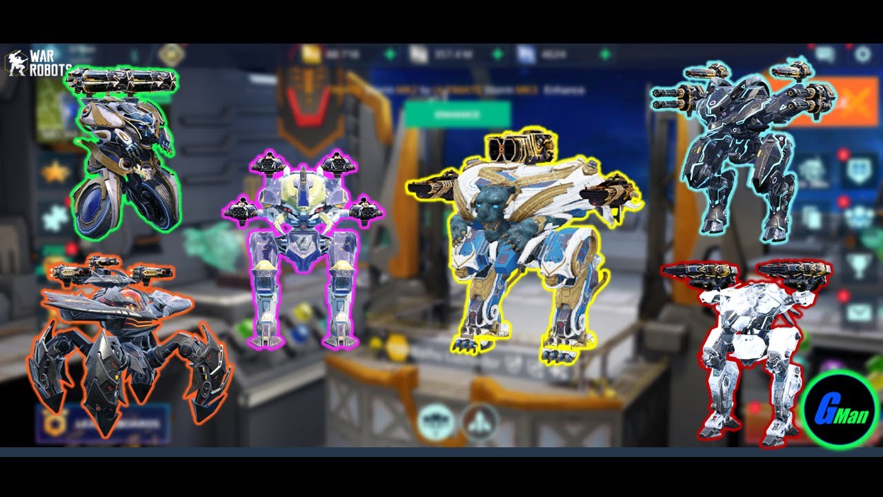 Ultimate Guns, Regular Bots & Titan | WR - War Robots - YouTube
