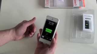 iPhone 5 Battery Case 2000mAh Unboxing