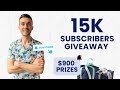 My 15K Subscriber $900 Giveaway (CLOSED) | Let&#39;s Celebrate!!