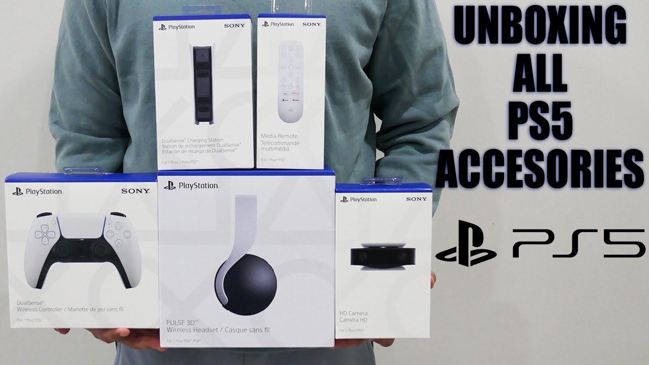 Sony PS5 Unboxing + PlayStation 5 Accessories! 