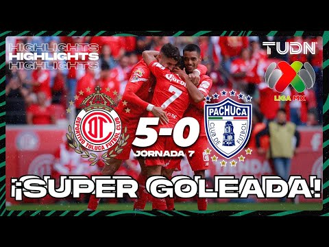 Resumen y goles | Toluca 5-0 Pachuca | AP2023-J7 | Liga Mx | TUDN