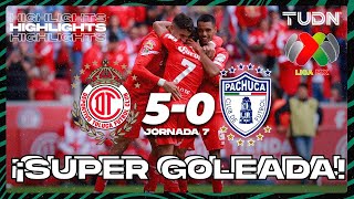 Resumen y goles | Toluca 50 Pachuca | AP2023J7 | Liga Mx | TUDN