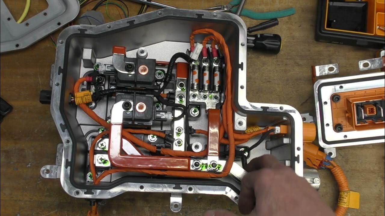 Hyundai Kona EV High voltage junction box YouTube