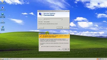Basic Windows Server - Remote Desktop from XP to Server 2003 - Part 11