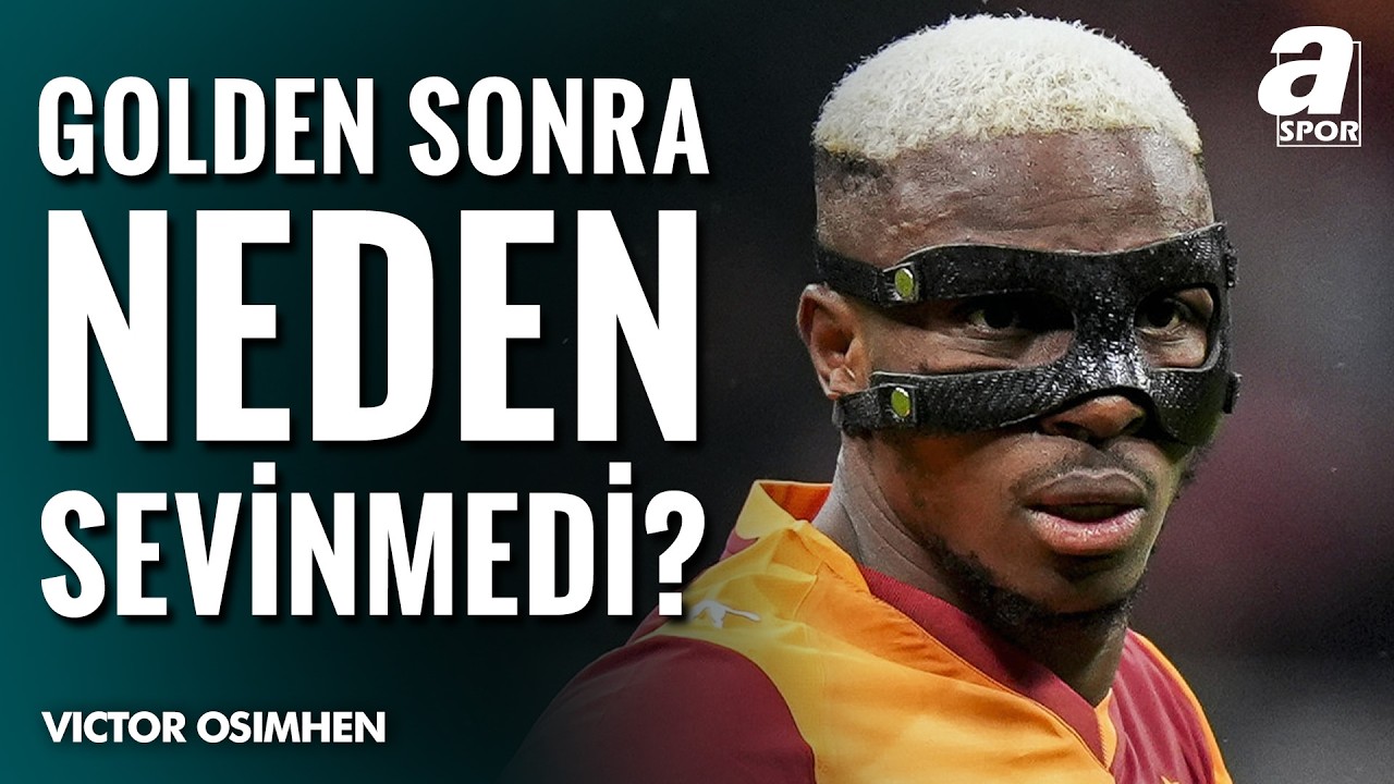 Osimhen Golden Sonra Neden Sevinmediğini Anlattı! (Juventus 3-2 Galatasaray)