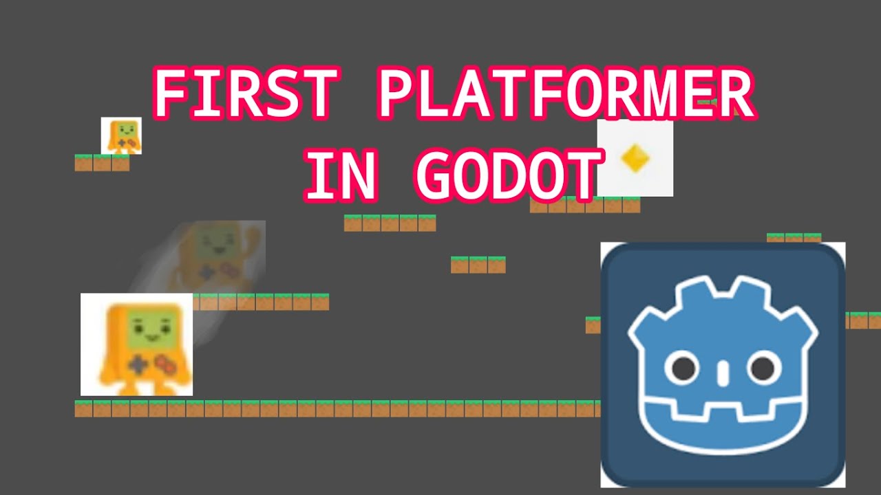 First game (Platformer) in GODOT - YouTube