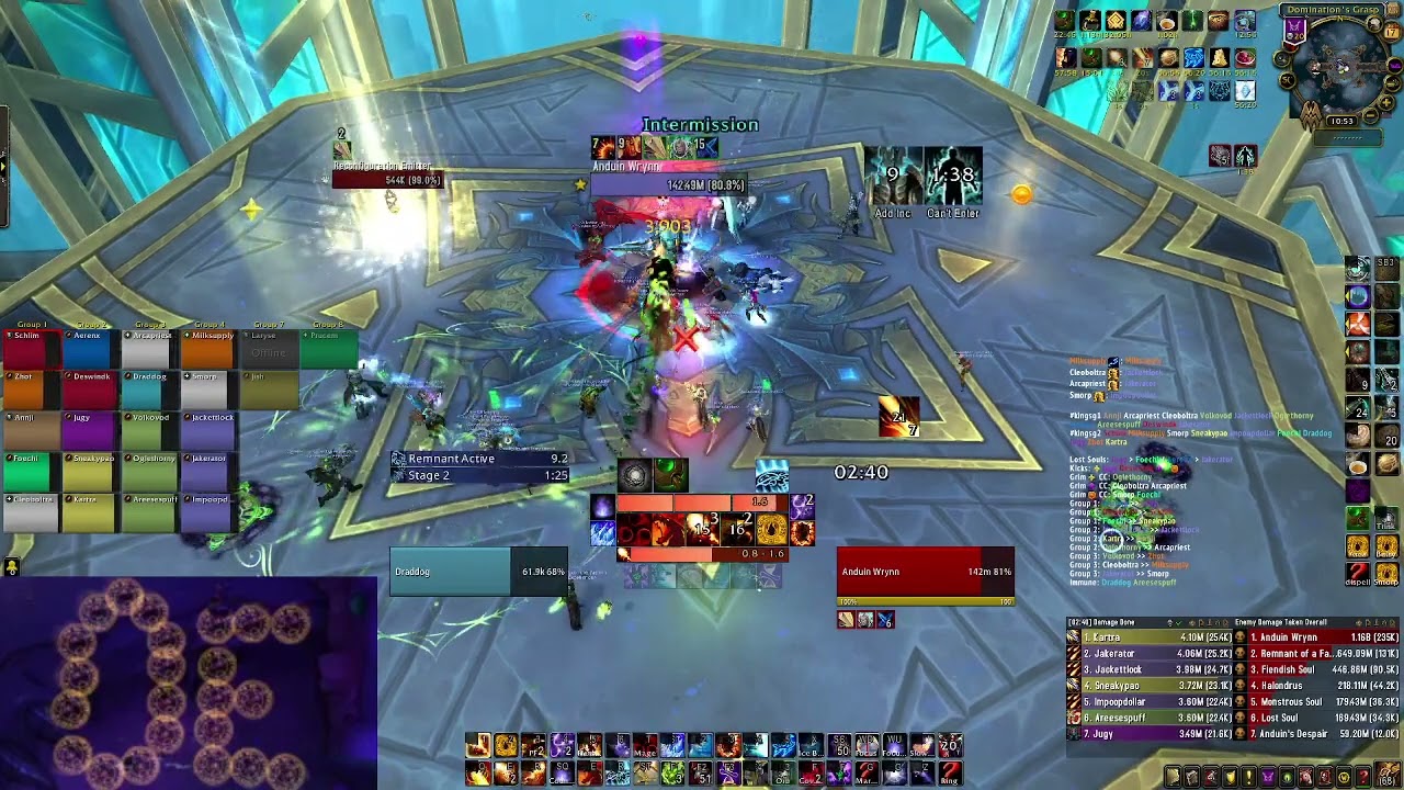 Fire Mage  |  Mythic Fated Anduin Season 4  |  Rank 1 World Speed Kill