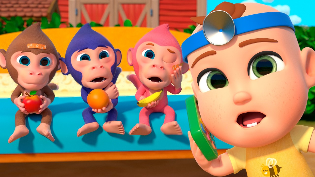 Five Little Monkeys Song | Newborn Baby Songs & Nursery Rhymes