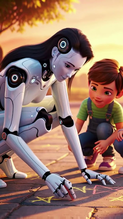 Chalk Art from a Steel Heart #airobot