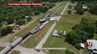 No Injuries, No Hazardous Materials Spilled After Train Derailment In Stephens County