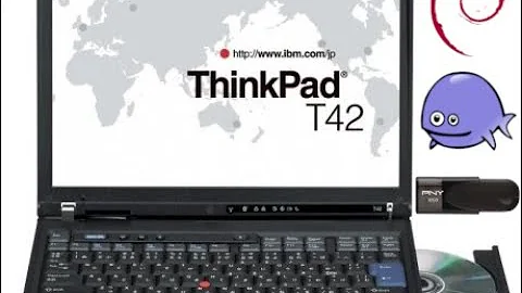 Booting from USB on an IBM Thinkpad T42