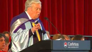 Carleton University Convocation Max Keeping June 10 2009