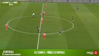 NÎMES OLYMPIQUE Le résumé de la rencontre à l'extérieur face à l'AS Cannes