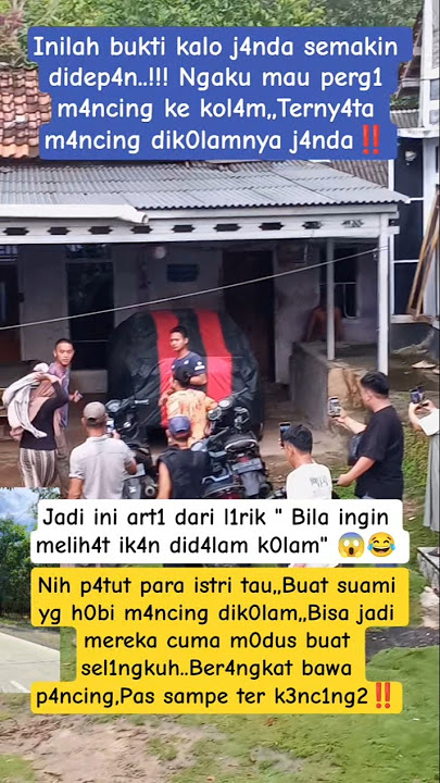 🔴Waspada buat para istri,,suami yg h0bi m4ncing dik0lam‼️