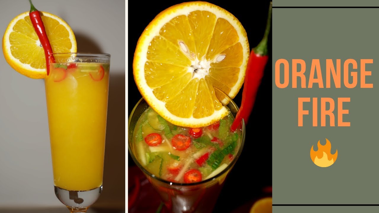 Orange Fire Spicy & Healthy Juice Recipe YouTube