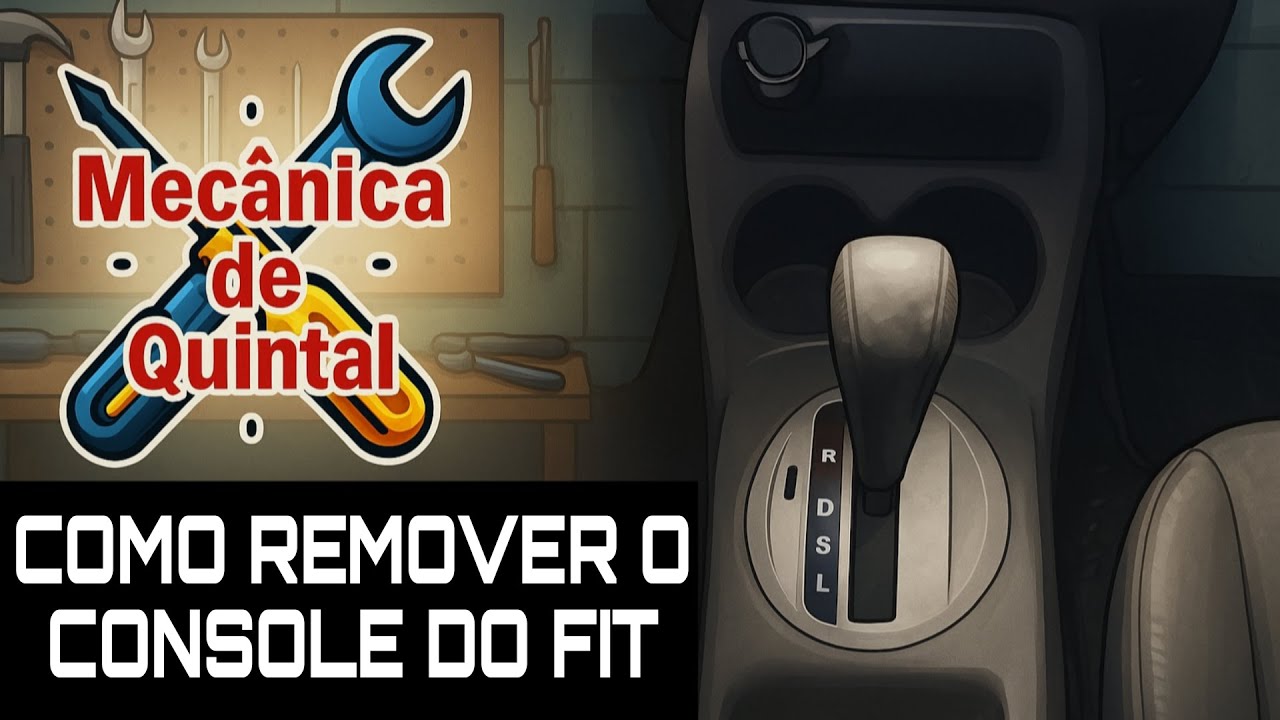Como Remover o Console Central do Honda Fit 2004 a 2008 – Passo a Passo