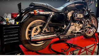 Replacing the Rear Drive Belt on My Harley Sportster - The Easy Way