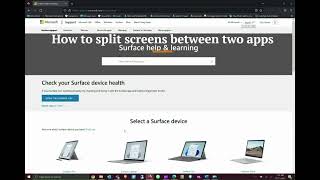 How to split screens between two apps on Windows